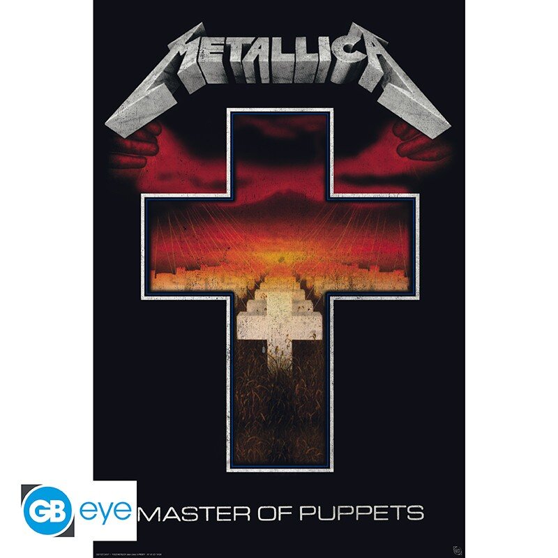 GB eye Poster METALLICA - 91,5x61 - Master of Puppets Album Cover : photo 1
