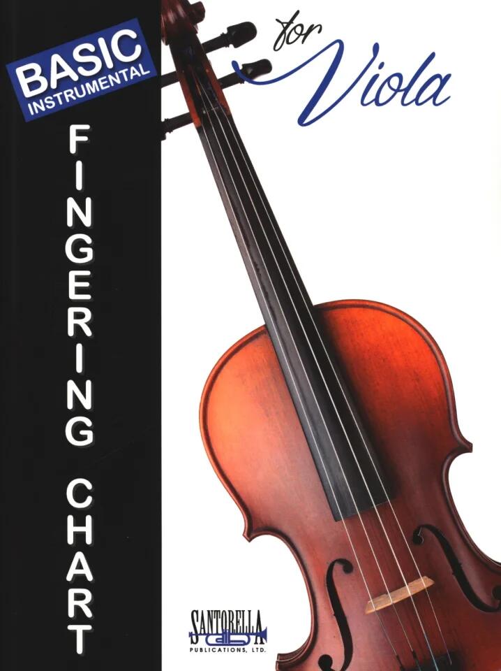 Santorella Basic Fingering Chart Viola Doigtés Violon Alto : miniature 1