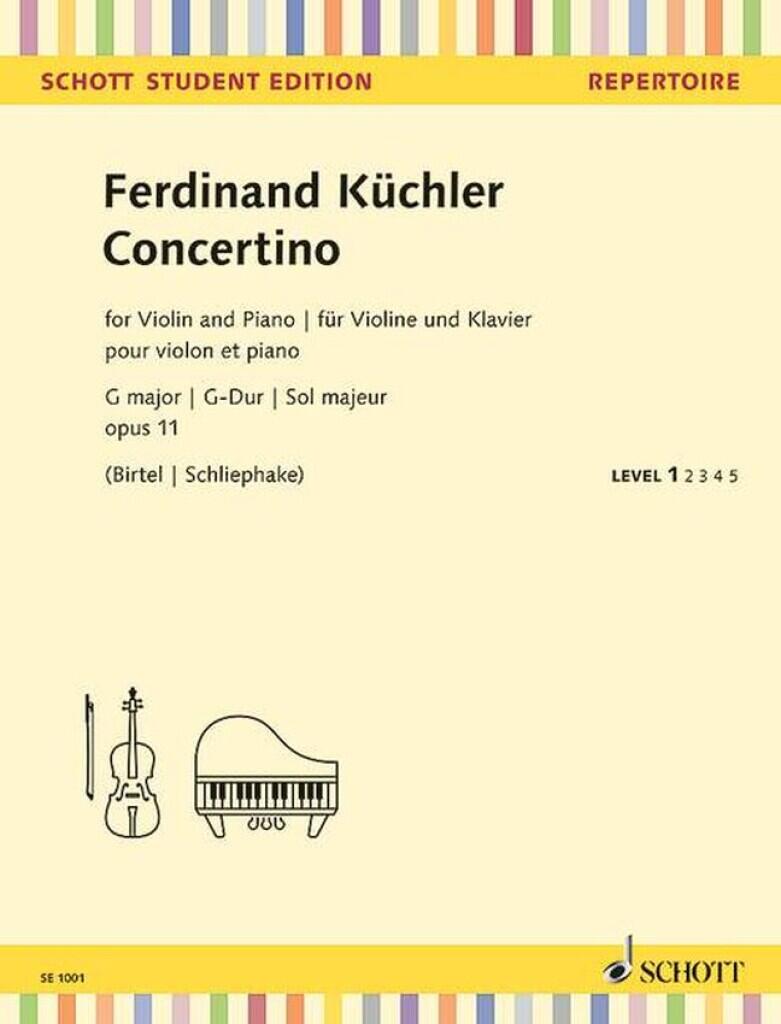 Schott Music Concertino G Major Op. 1 : photo 1