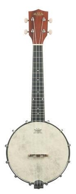 Kala Natural Mahogany Banjo Concert Ukulele KA BNJ MHG C