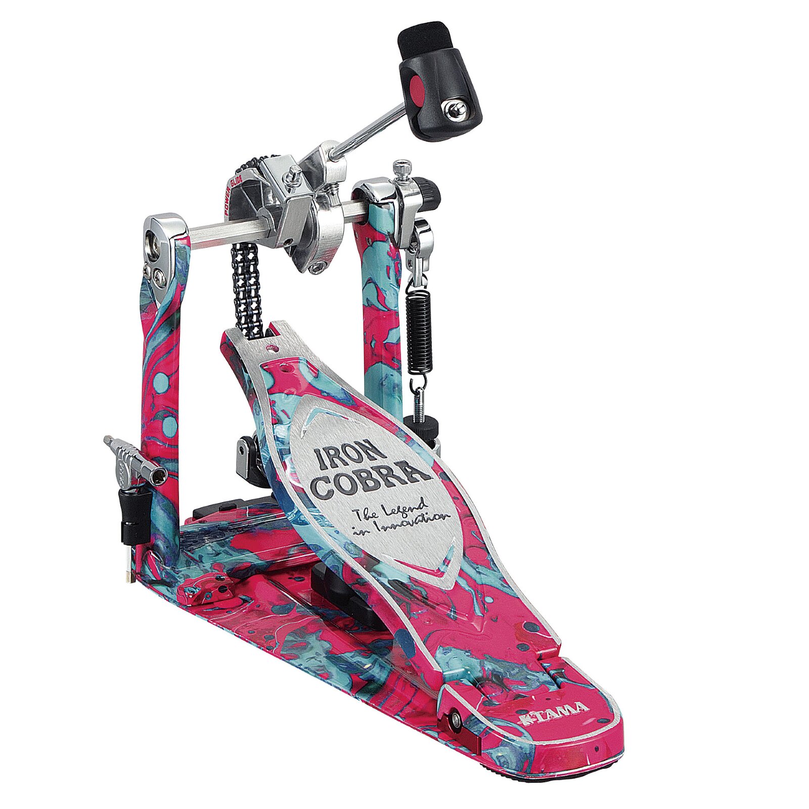 Tama Limited Edition 50th Power Glide Single Pedal Coral Swirl (HP900PMCS) : photo 1