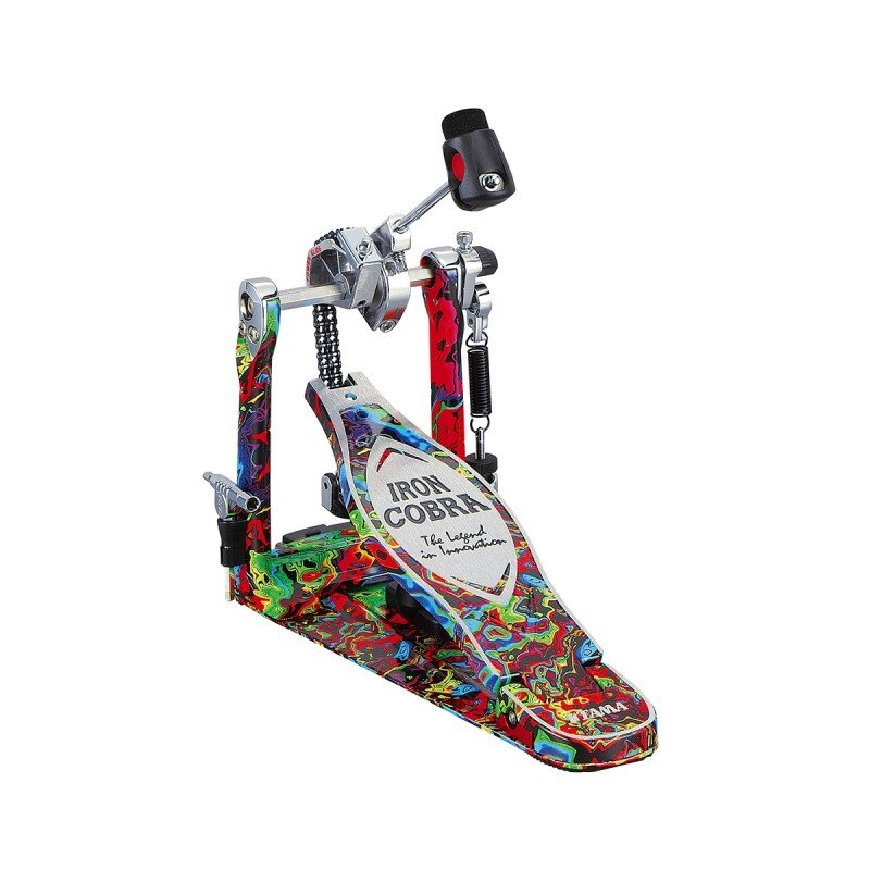 Tama Limited Edition 50th Bass Drum Pedal - Iron Cobra 900 Power Glide - Marble Psychedelic Rainbow (HP900PMPR) : photo 1