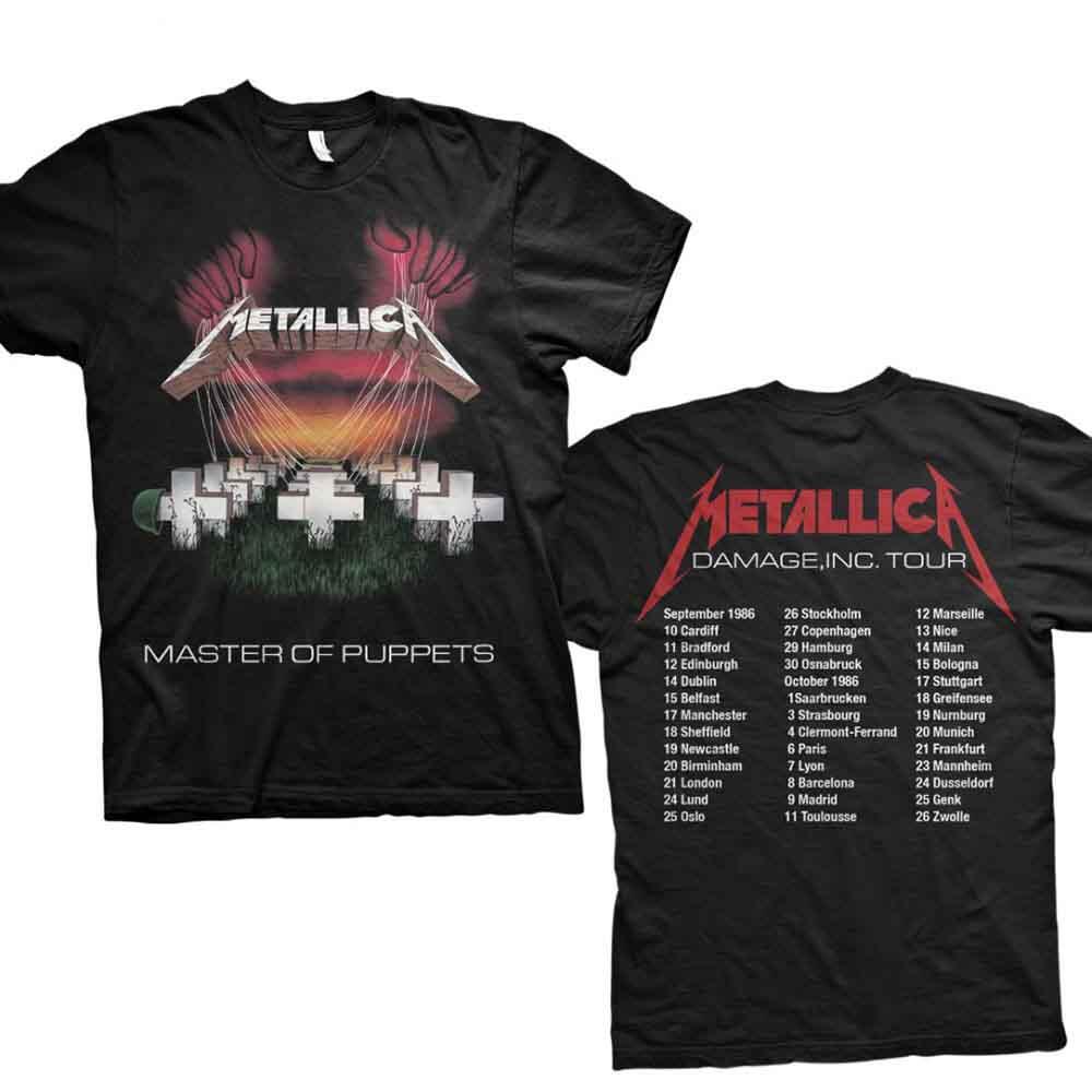 Rockoff T-Shirt Metallica Master of Puppets European Tour 
