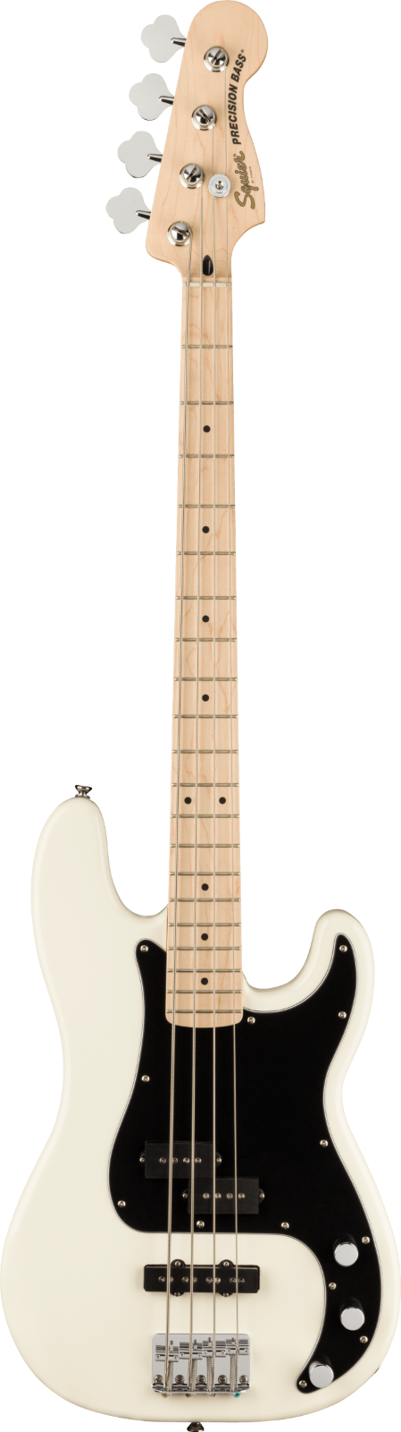 Squier Affinity Series Precision Bass PJ, Maple Fingerboard, Black Pickguard, Olympic White : photo 1