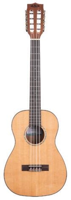 Kala KA-SCAC-B8 - Gloss Solid Cedar Top Acacia 8-String Baritone Ukulele