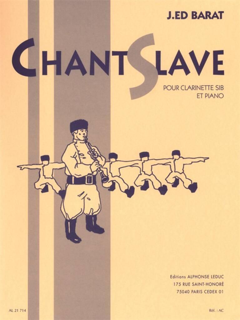 Alphonse Chant slave pour clarinette et piano : photo 1