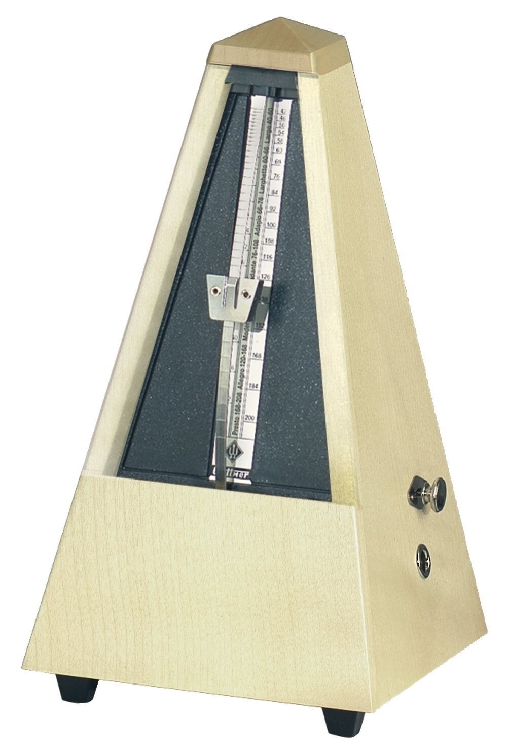 Wittner Mat natural maple wood pyramid + bell : photo 1