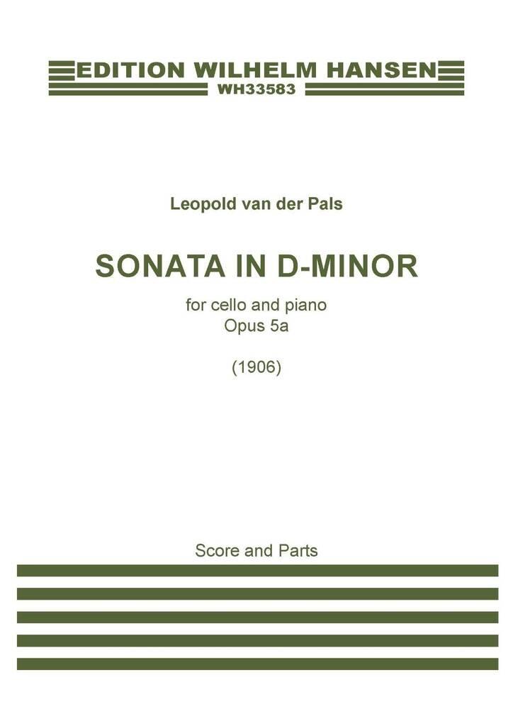 Sonata in D Minor Op. 5a (1906) for cello and piano : photo 1