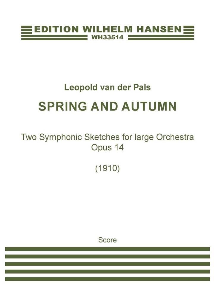 Spring and Autumn Symphonic Sketches Op. 14 (1910) (score) : photo 1