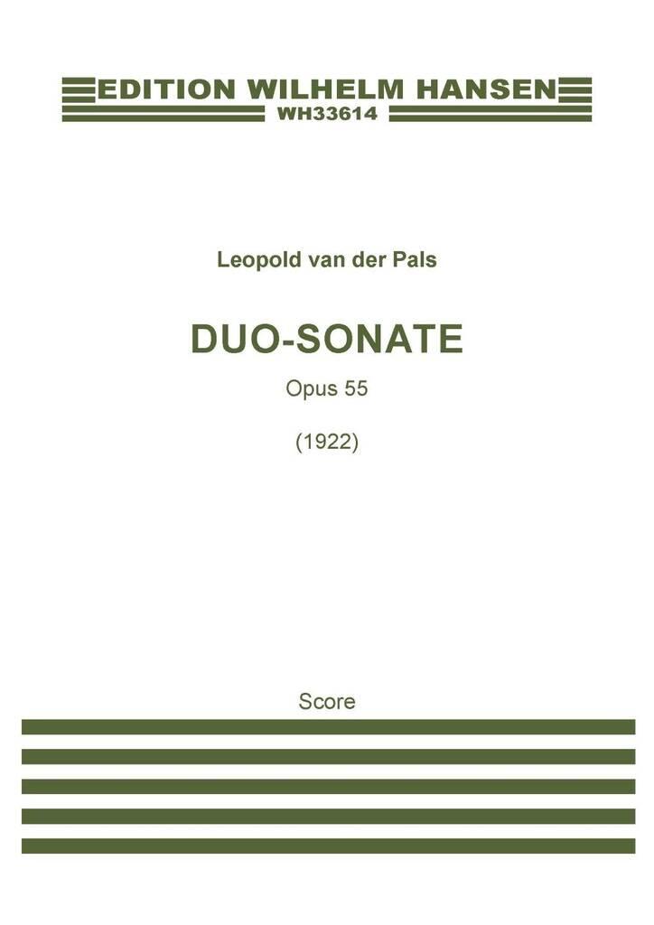 Duo-sonate Op. 55 (1922) : photo 1