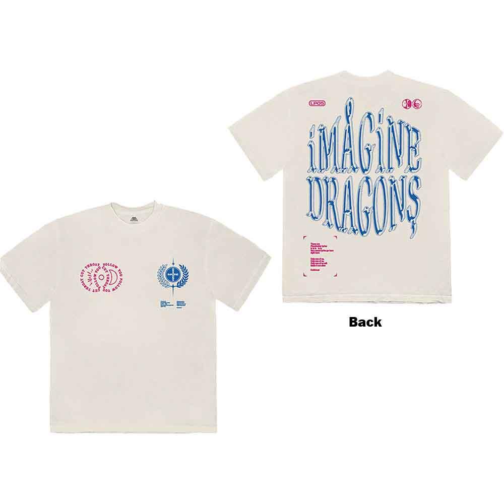 Rockoff Imagine Dragons Unisex T-Shirt : Lyrics Taille XXL : photo 1