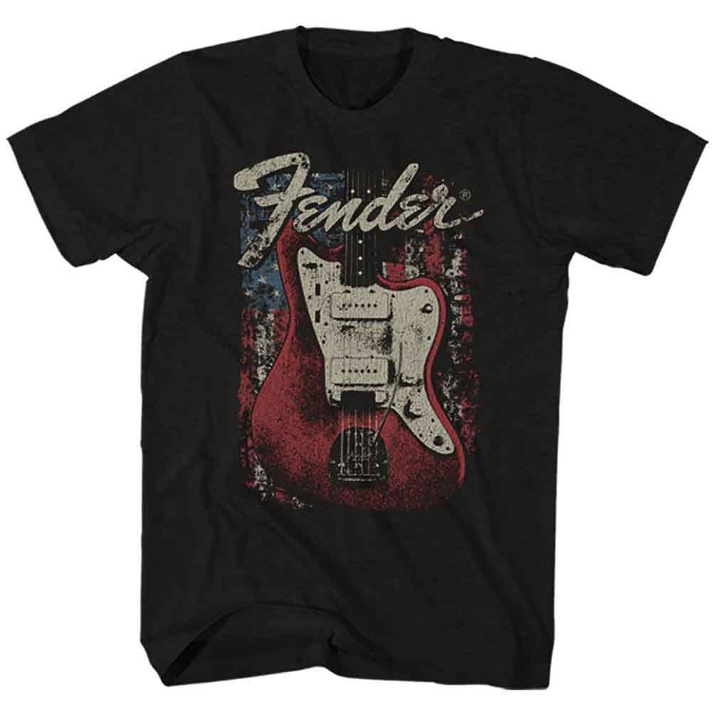 Rockoff Fender Unisex T-Shirt: Distressed Guitar Size S : photo 1