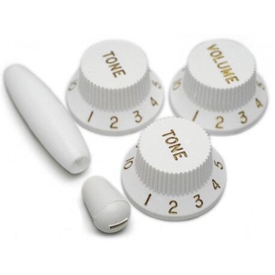 BMB WHITE SET FOR STRAT(1V 2T SWITCH TIP)