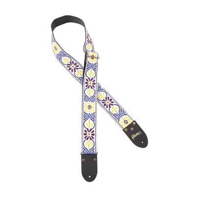 Gibson Guitar Strap Sunflower White