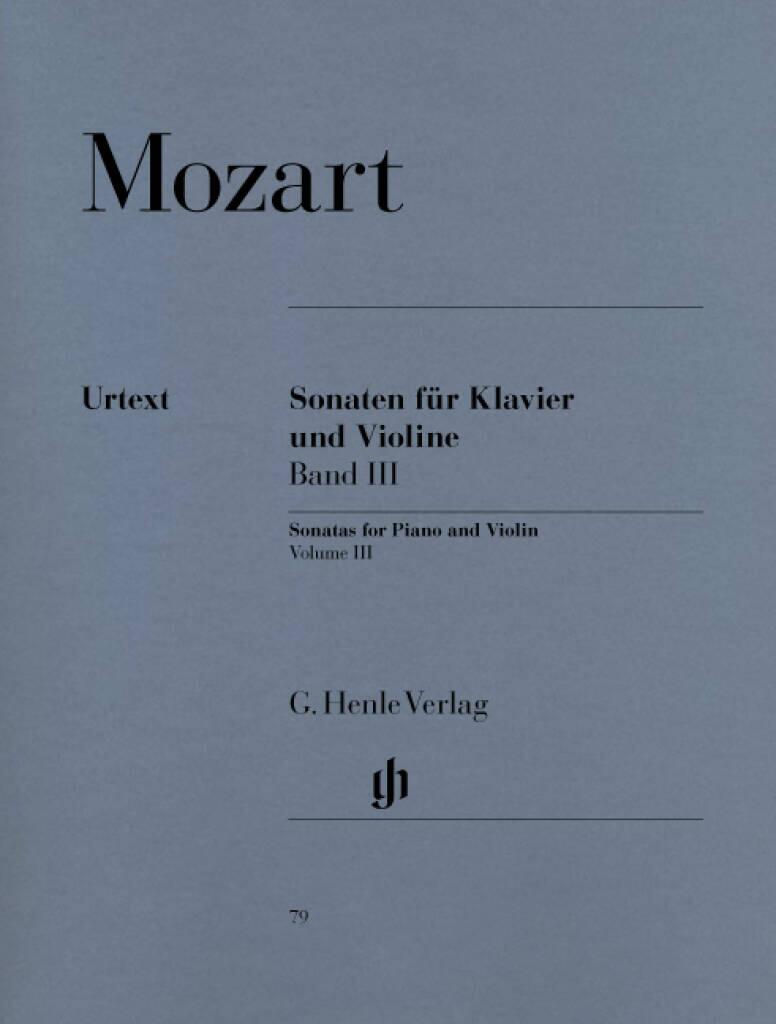 Sonates vol. 3 K.454 K.481 K.526 K.547 K.570 (Spätere Wiener) pour violon et piano : photo 1