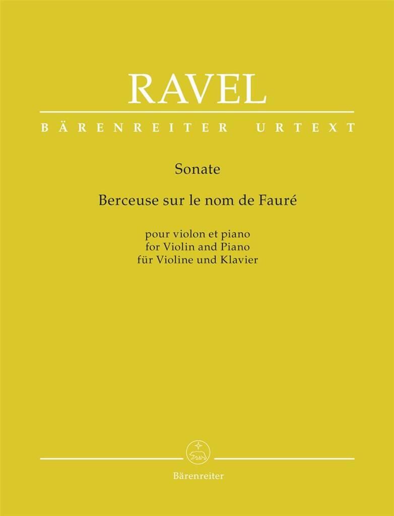 Sonate Berceuse sur le mom de Fauré pour violon et piano : photo 1