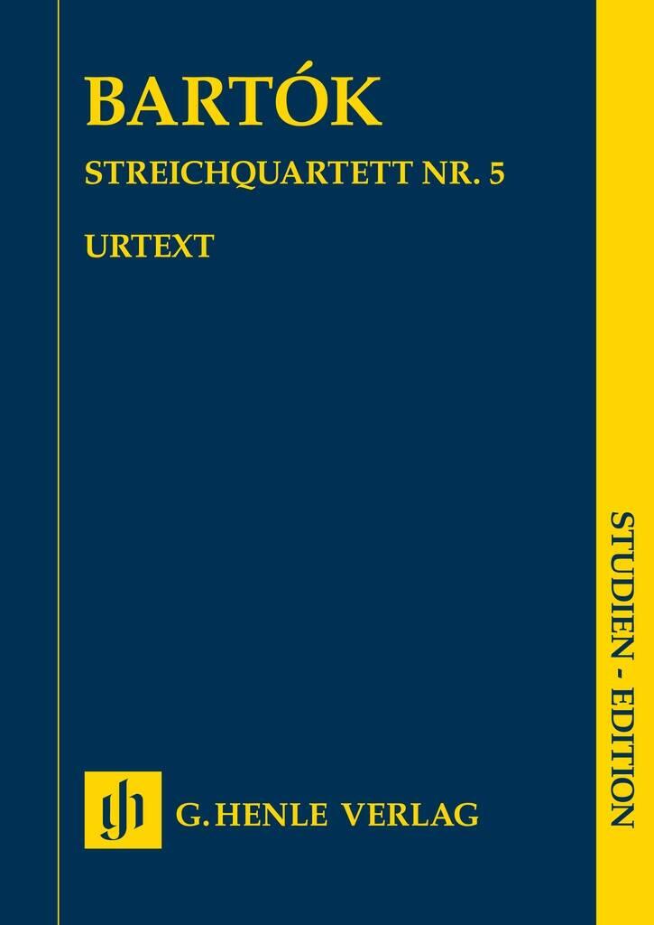 Streichquartett Nr. 5 Quatuor à cordes n5 (study score) : photo 1