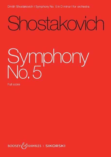 Edition Sinfonie Nr. 5 Opus 47 Symphony No. 5 in D minor (full score) : photo 1