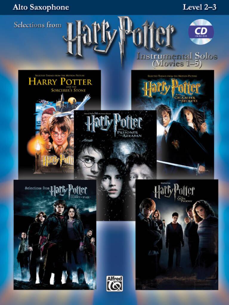 Harry Potter Instrumental Solos Movies 1-5 - saxophone alto : photo 1