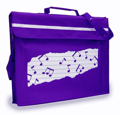 Taschen Sac à partitions - Mapac: Music Bag Primo - Music Word (Purple)