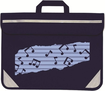 Taschen Sac à partitions - Mapac: Music Bag Duo (Navy/Light Blue)