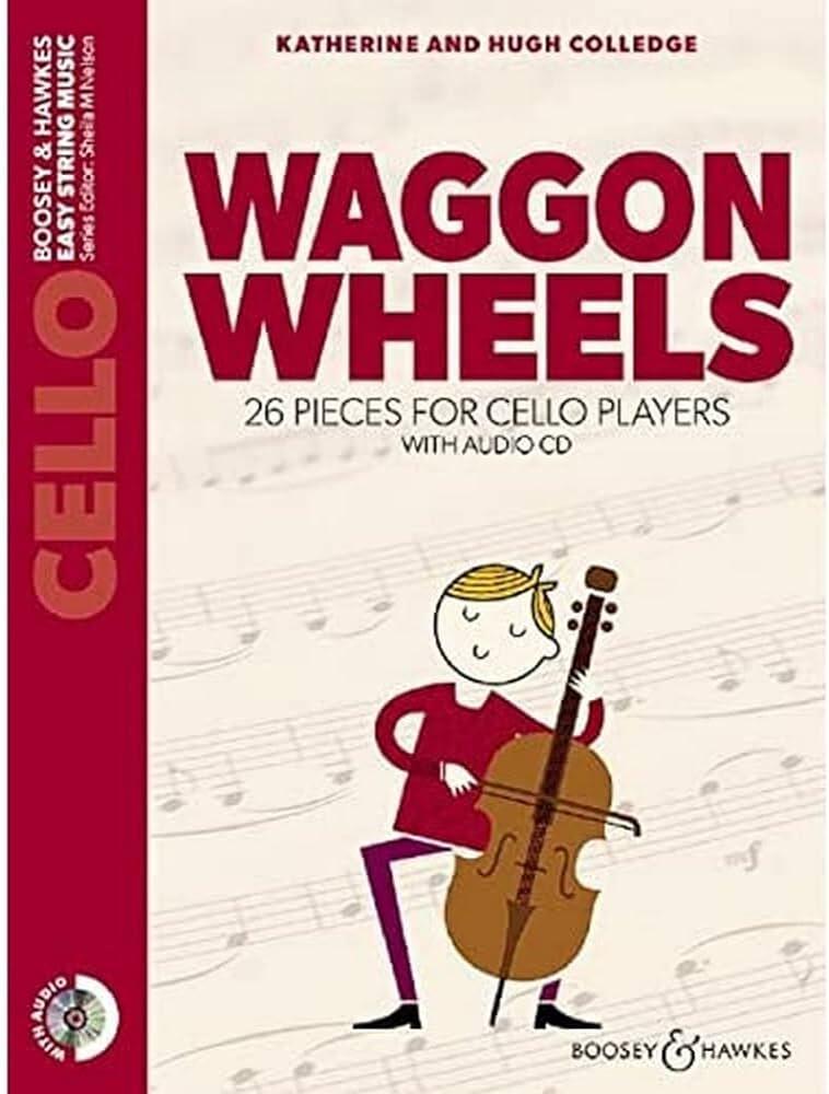 Waggon Wheels A second book of 26 pieces for cello players (+ Audio) : photo 1