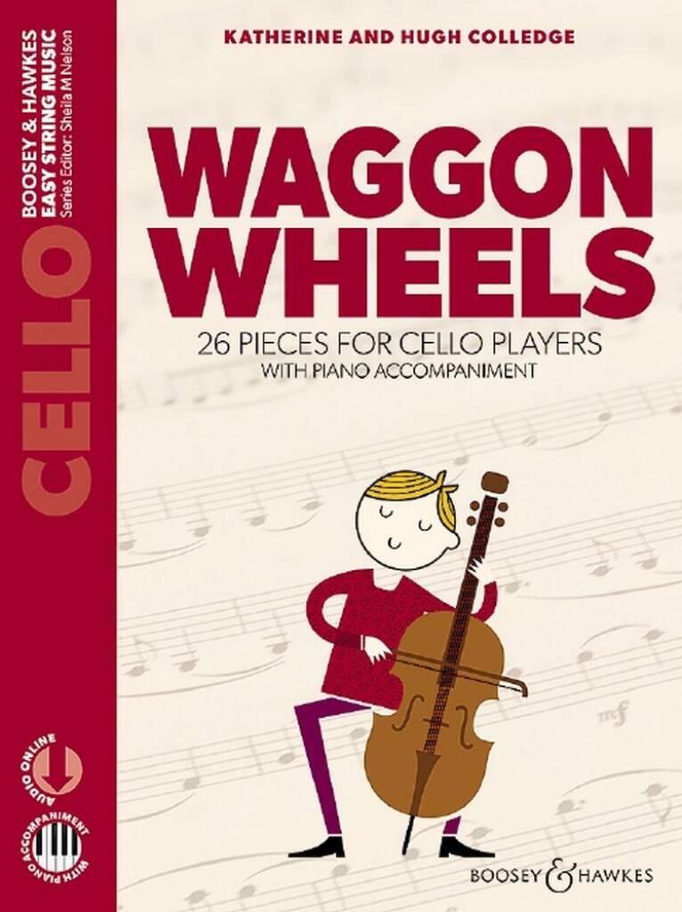 Boosey & Hawkes Waggon Wheels 26 Pieces For cello Players(accompagnement piano et online audio) : photo 1