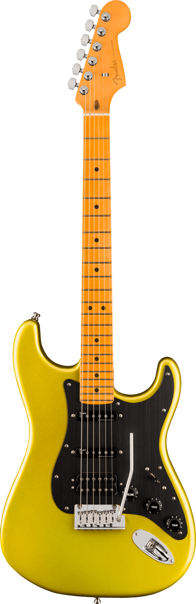 Fender American Ultra II Stratocaster HSS, Maple Fingerboard, Solar Flare
