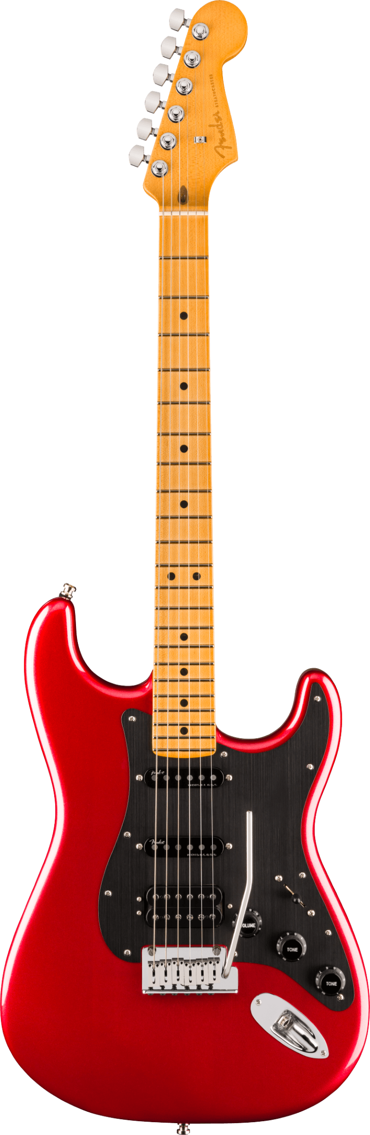 Fender American Ultra II Stratocaster HSS, Maple Fingerboard, Sinister Red