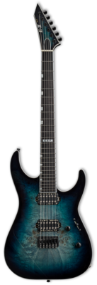 ESP E-II M-II HT, Mercury Blue Burst