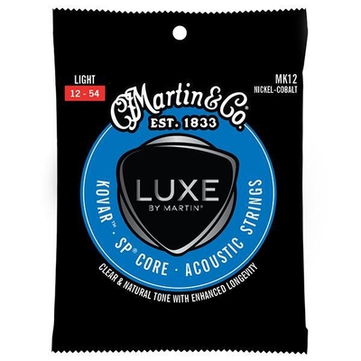Martin & Co Luxe by Martin Kovar Set, Superior Performance .012-.054 Nickel-Cobalt, Light