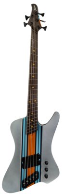 Dingwall D-Roc Custom 5 cordes Martini Porsche Stripe NAMM 2024