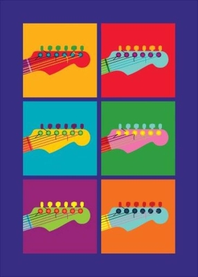 Hal Leonard Carte A6 - Pop Art: Guitare