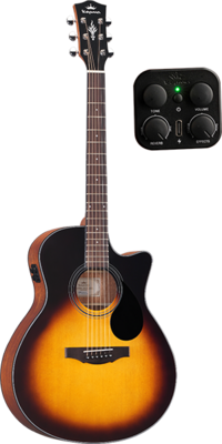 Kepma Guitars EACE+ K10 Grand Auditorium Sunburst