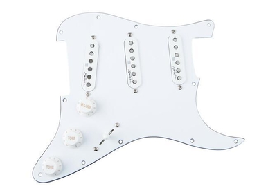 Seymour Duncan Jimi Hendrix Signature Loaded Pickguard, Standard Style - Weiß Gebraucht