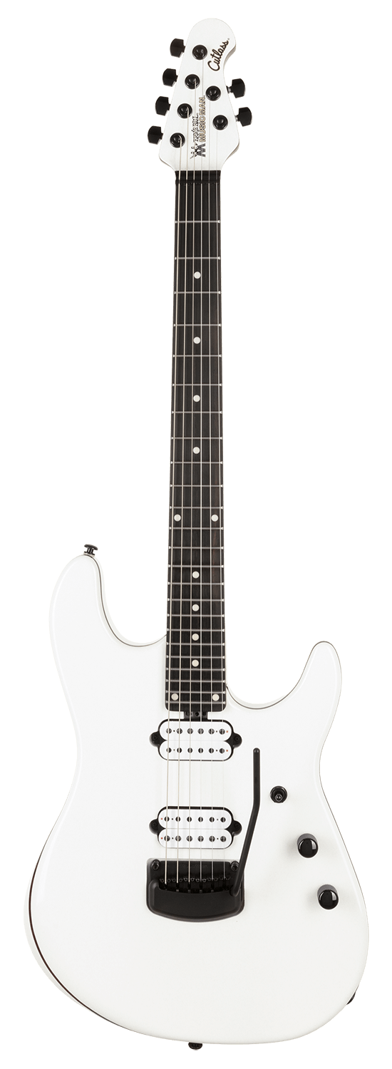 Ernie Ball Music Man Jason Richardson 6-string Cutlass, Empress White