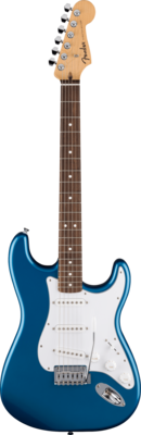 Fender Standard Stratocaster, Laurel Fingerboard, White Pickguard, Aqua Marine Metallic