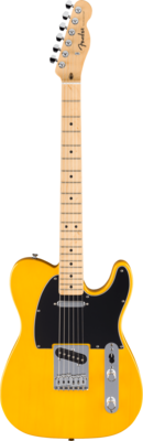 Fender Standard Telecaster, Maple Fingerboard, Black Pickguard, Butterscotch Blonde