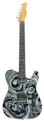 Xotic XTC-1, Silver Swirl Light Aging