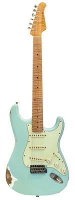 Xotic XSC-1 Maple Master Grade Neck, Sonic Blue Heavy Aging