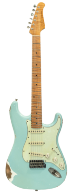 Xotic XSC-1 Maple Master Grade Neck, Sonic Blue Heavy Aging
