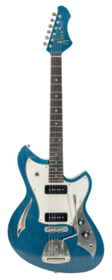 Novo Guitars Custom Miris J, Lake Como Blue