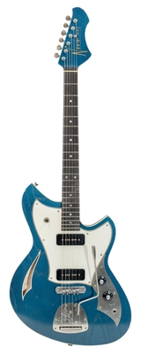 Novo Guitars Miris J, Lake Como Blue