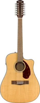 Fender CD-140SCE 12-String, Walnut Fingerboard, Natural