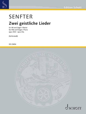 2 Geistliche Lieder opus 34 und opus 33a - Zur Ruh