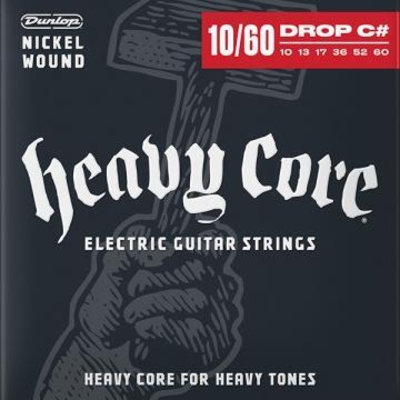 Dunlop El. Heavy Core for Drop Tuning .010-.060 Nickel Plated Steel R./W.