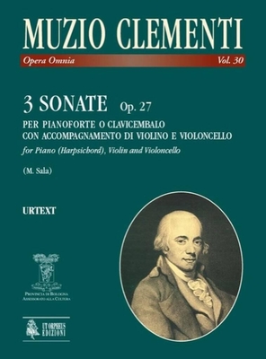 3 Sonate Op. 27 for piano (harpsichord), violin and violoncello