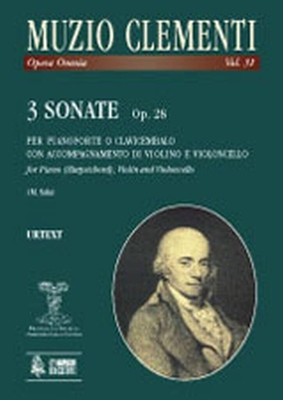 3 Sonate Op. 28 for piano (harpsichord), violin and violoncello