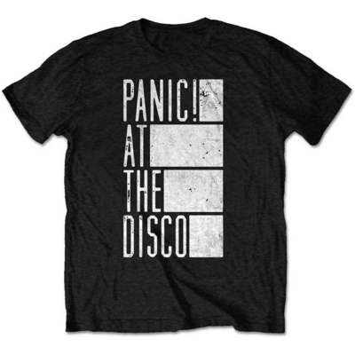 T-shirt Panic At The Disco Unisex T-Shirt: Bars (Black) Taille S