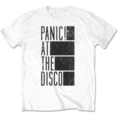 T-shirt Panic At The Disco Unisex T-Shirt: Bars (White) Taille XXL